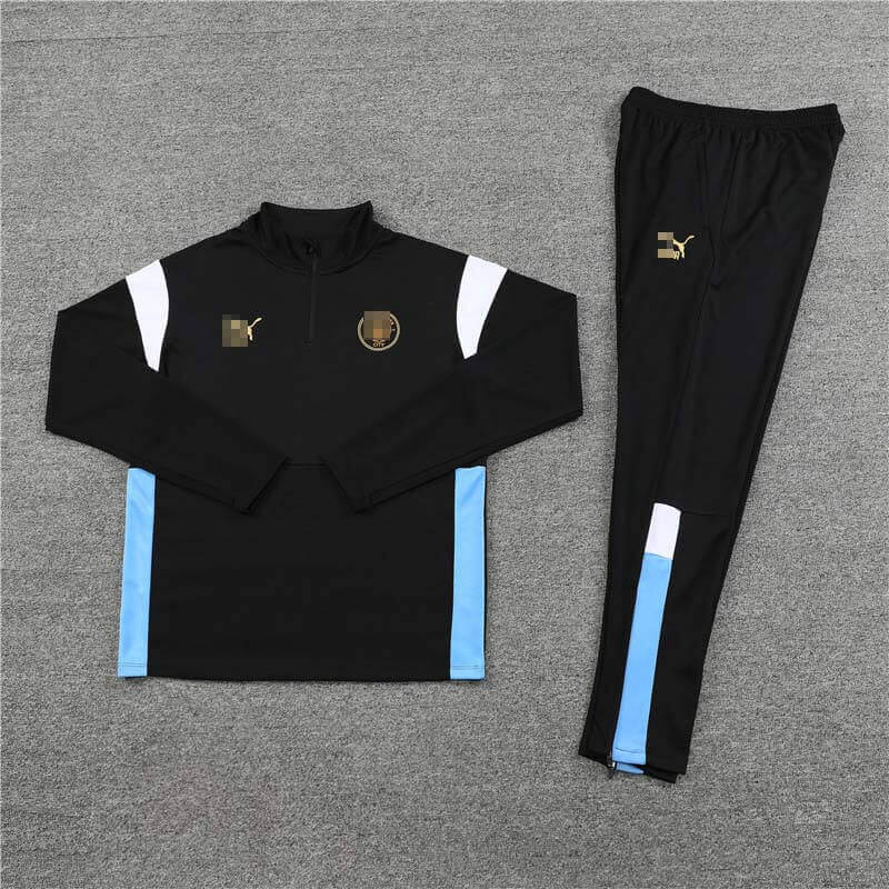 Sudadera Entrenamiento Manchester City 2023/2024 Niño Kit Negro
